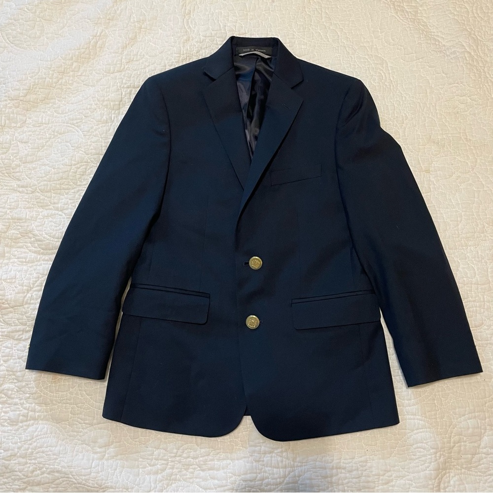 EUC boys navy size 10 blazer